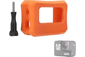 HONETEEK Ultra schwimmende Floaty Tasche für GoPro Hero 5 6 7 Schwarz Action Kamera Wassersurfen Sport Schwimmen Tauchen