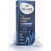 Vi-Vet Erkek T&uuml;y D&ouml;k&uuml;c&uuml; Krem, T&uuml;m Ciltler i&ccedil;in, Vitamin E İ&ccedil;erikli, Kalın ve Sert T&uuml;ylerde Etkili, 125 ml
