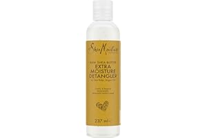 Shea Moisture Raw Shea Butter Extra Moisture Detangler silicone and sulphate free hair detangler for damaged, transitioning hair 237 ml