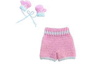 Amorar Kinder Stricken häkeln Kleidung Kostüm Foto Fotografie Requisiten Outfit Baby Mädchen Jungs Overall Romper Neugeborene Fotografie Prop Kleidung Kostüm(Boxchampion)