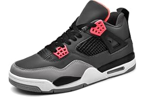 MARBURY Chaussures de Skate Air 4 rétro Classiques pour Homme - Baskets de Basket-Ball décontractées - pour Le Travail, la Course à Pied, la Marche