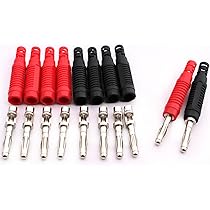 Geïsoleerde Banaankoppelingen Vrouwelijk Naar Vrouwelijk Dubbele Banaancontactdoos Elektronicaconnector 4 Mm Banaanstekker Aansluitkoppeling F F Plug Extension Adapter 5 Paar