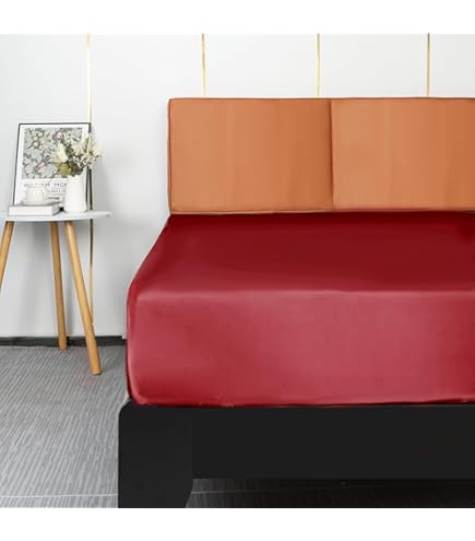 Lirex Satijnen Hoeslaken, Luxe Zijdezachte Polyester Beddengoed, Zacht Hoeslaken met Diepe Hoek, Matras Bedekking(Wit,180x200x36 cm