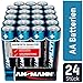 Produktbild ANSMANN Batterien AA Mignon Alkaline 24 Stück Vorratspack - LR6 Alkali Batterie - Universal und Leistungsstark - umweltschonende Verpackung