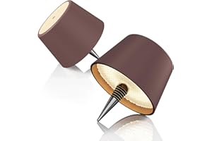 MU LIN lampara para botella sin cable, lámpara de mesa sin cable, lampara inalambrica;con 3 Colores y Brillo Regulable, Ideal para Dormitorio, Terraza, Cumpleaños