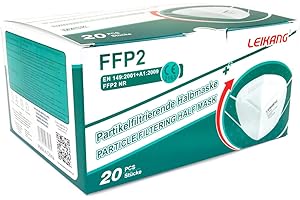 Leikang Lk-008 Maska Ochronna FFP2, Biały, 20 Sztuk