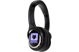 Beatfoxx SDH-340 Silent Disco V2 Kopfhörer - Stereo Funk-Kopfhörer - Erweiterung von Silent Disco V2-Sets - Kanal LED-Beleuchtung - sehr hoher 10 Stunden Akkulaufzeit