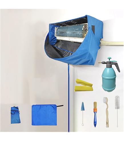 Kit De Nettoyage Climatisation Split 12 Pièces - Housse Lavable, Tuyau, Brosse, Arrosoir - Pour Climatiseur Murale