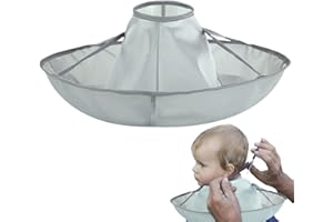 STRONRIVE Friseurumhang Für Kinder Wasserdichtes Kinder Haarschnitt Umhang Haar Schneideumhang Regenschirm Friseur Kittel Haar Stehschürze Kinder Friseurumhang Haar Färbung Kleid Für Kinder