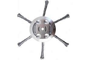 LADAMI Improved weed cutter, 150 mm, brush cutter accessories effective, wild herb brush for brush cutter, effective moss removal and weeds