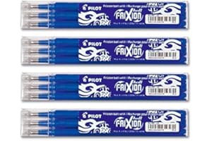 PILOT Frixion BLS-FR7 - Recambio para bolígrafo (0, 4 mm, 12 unidades), color azul