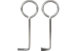 YUNLEX Dietrich - Lot de 2 clés à gorge professionnelles - Pour serrure à gorge - Ouvre presque toutes les portes - Clé universelle pour portes de chambre - Outil d'ouverture de porte - Multicolore