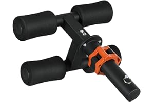 SPORTNOW Tib Bar Tibialis Trainer Maszyna do podnoszenia łydek do szyn goleni i łagodzenia bólu kolan, pasuje do talerzy obciążających 5 cm