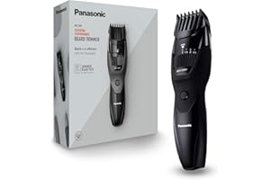 Panasonic ER-GB43-K503 Regolabarba e Tagliacapelli Wet&Dry per la Cura di Barba e Capelli, Taglio di Precisione 1-10 mm, Lame in Acciaio Inossidabile, Pettine Accessorio, Nero