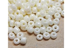 Perlin Rocallas Perlas de Cristal Perlas Indias Perlas de Semilla Perlas Pony 4mm 6/0 Redondas Mini Perlas de Semilla 1100 Pzs