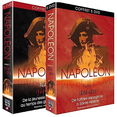 Coffret DVD Napoléon : L'intégrale de l'épopée napoléonienne 1769-1821 Partie 1 et 2 (10 DVD)