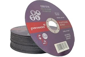 (PACK OF 20) Parweld (5") 125mm x 1mm Thin stainless Steel Cutting discs - metal slitting discs