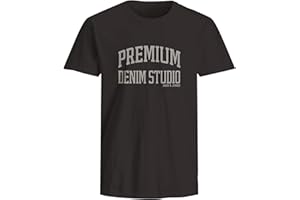 Jack & Jones Jprblutimmy SS Tee Crew Neck Fst, czarny, M