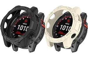 TOPsic Protettiva Custodia per Fenix 7X 51mm, Ustodia Flessibile in Silicone Antiurto Antigraffio Custodia Protettiva Custodie per Fenix 7X/Fenix 7X Pro/Epix Pro 51mm