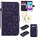 Produktbild für Samsung Galaxy J3 2016/J310 Geprägte Muster Handy PU Leder Silikon Schutzhülle Handy case Book Style Portemonnaie Design für Samsung Galaxy J3 2016/J310 + Schlüsselanhänger/*16 (7)