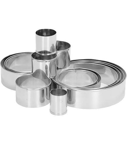 Kit Pâtisserie Professionnel 4 Pièces En Inox - Cercle à Gâteau Réglable 16-30cm, Guide De Découpe, Couteau 42cm Et Douilles