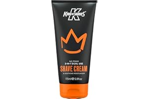 King of Shaves 2-in-1 Shaving Cream & Face Moisturiser for Men Shave Care | Shaving Cream for Men | Shaving Kit for Men | Shaving Soap | Shave Cream