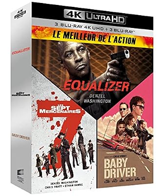 Meilleur de l'action - Coffret : Equalizer + Les Sept Mercenaires + Baby Driver [4K Ultra HD + Blu-ray]
