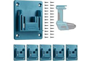 Befitery 6 portautensili per Makita 18 V, supporto da parete (blu)