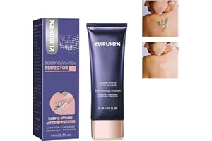 KUIRUNRX® Corrector de tatuajes y crema reparadora, La marca de nacimiento cicatricial es invisible, Loción corporal, base impermeable para cicatrices en brazos y piernas
