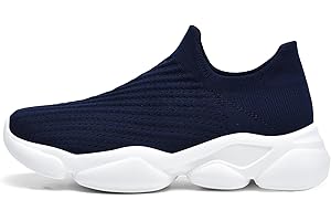 GemChve Basket Femme Respirantes Chaussures de Running Marche Sport Travail Légères Sneakers 35-43