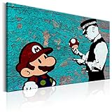 EIGENSCHAFTEN: Keine Montage erforderlich! Stabil & klassisch von Hand auf 12mm dicken Holzrahmen (Spanholz) fertig aufgespannt und aufhängefertig