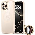TAURI for iPhone 16 Pro Case with Camera Control Capture Button, Compatible with MagSafe [Not-Yellowing], 16FT Military-Grade Protection, Slim Magnetic Phone Case for iPhone 16 Pro 6.3", Gold