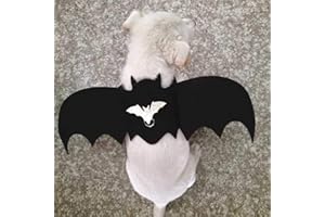 PSSOPP Costume Ailes De Chauve-Souris Costume De Chien pour Chien De Vampire Ailes Cosplay Harnais De Marche Gilet Déguisement Costume Gilet Décoration pour La Fête Festival Halloween(S)