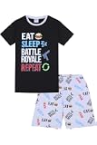 thepyjamafactory Ragazzi Eat Game Sleep Controller Lungo Cotone