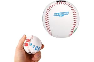 Gosknor Entrenador de Lanzamiento de Béisbol, Entrenamiento Beisbol con Marcador Colocación Dedos Ideal para Que Adolescentes Principiantes Aprendan a Usar la Pelota con Diferentes Agarres (Suaves)