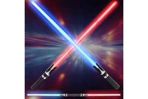 FGZU Light Up Lichtschwert Spielzeug für Kinder, RGB 7 Colours Lichtschwerter mit Licht und Sound, USB Rechargeable Versenkbares Lichtschwert Spielzeug, Cosplay Spielzeug für Kinder