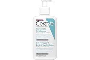 CeraVe - Blemish Control, Gel Limpiador para Acné y Piel Grasa, Reduce el Acné, Puntos Negros y Mejora los Poros, Tratamiento en Gel con Ácido Salicílico, 473 ml