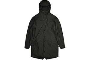 RAINS Lunga Giacca Impermeabile Unisex-Adulto