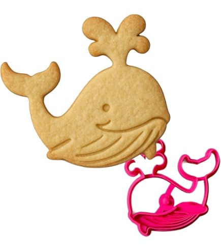 BekkiB - Emporte-pièce « Baleine » – Env. 8 X 5,3 Cm