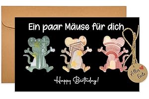 JOYEASE Geldgeschenke Geburtstag, Geburtstagskarte Geldgeschenke Verpackung mit Umschlägen, Geldkarte Geburtstag, Lustige Geburtstagsgeschenk