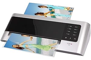 Olympia A 3048 Plastifieuse format max. DIN A 3 (330 mm), température: froid/reglable, plastifie sans support, Noir/Argenté