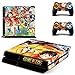 Produktbild Playstation 4 + 2 Controller Aufkleber Schutzfolie Set - One Piece (3) /PS4