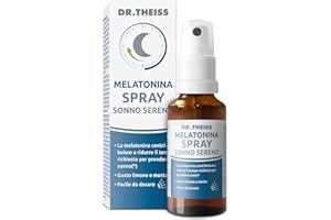 DR.THEISS Dr. Theiss Dormitum + Melatonina per Dormire Bene 30 ml - Spray Integratore per Sonno e Addormentamento, con Estratto di Passiflora che Favorisce il Relax in Caso di Stress e Insonnia