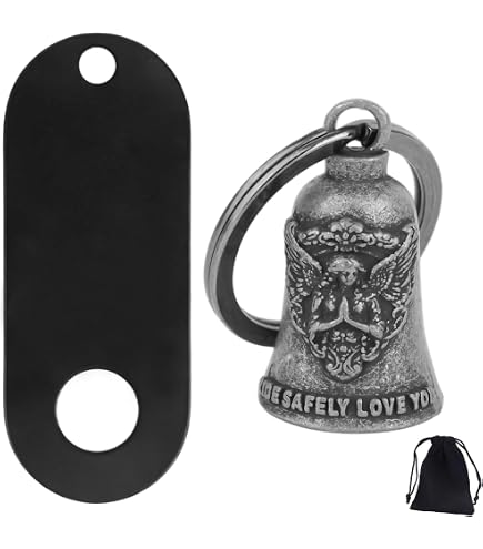 Plain Bell Motorcycle Guardian Angel Good Luck Gremlin Bell Made