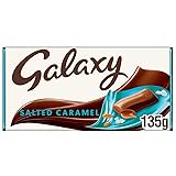 Galaxy Salted Caramel Chocolate Bar, Chocolate Gifts, 135 g