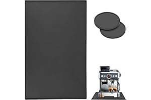 ZIOYA Tappetino per Caffè Tappetino Scolapiatti in Silicone Tappetino Drenante Super Assorbente da Cucina Tappetino Antiscivolo Asciugatura Rapida con Sottobicchieri per Macchine da Caffè,48 x 30cm