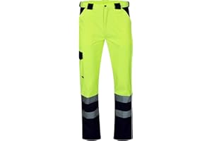 BWOLF Jinx - Pantalones de trabajo reflectantes, pantalones de seguridad, pantalones de trabajo, pantalones de verano, pantalones de trabajo para hombre