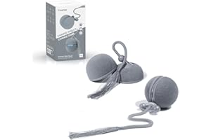 Cheerble 2 in 1 interaktives Katzenspielzeug Elektrisch - Wicked Ball Duo2, Umschaltbarer rollender Katzenball und Kreisel mit 3 Modi & 6 Kombinationen, Zwitschern, LED-Lichtern, Perfektes für Katzen