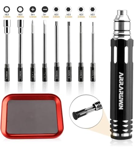 Miokycl RC Gereedschap Kit 44 in 1 Elektronica Reparatie Tool Kit Draagbare Auto Reparatie Tool Set voor RC Cars Vrachtwagens Miokycl RC Gereedschap Kit 44 in 1 Elektronica Reparatie Tool Kit Draagbare Auto Reparatie Tool Set voor RC Cars Vrachtwagens