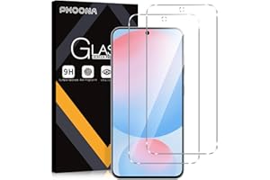 Phoona Szkło hartowane do Samsung Galaxy S24 FE 5G, 2 sztuki folii ochronnej do Samsung S24 FE, twardość 9H, odporna na zarysowania, odciski palców, bez pęcherzyków powietrza
